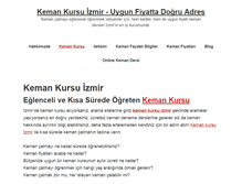 Tablet Screenshot of kemankursuizmir.com